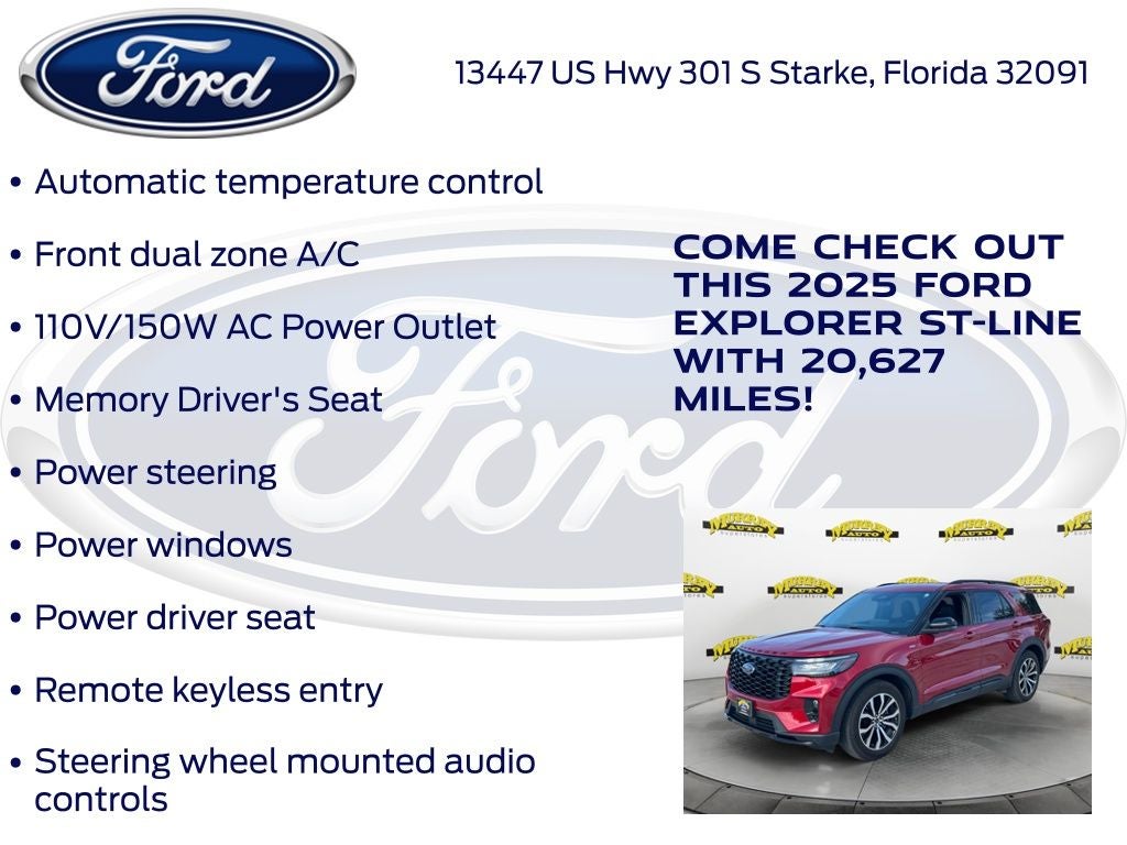 2025 Ford Explorer ST-Line