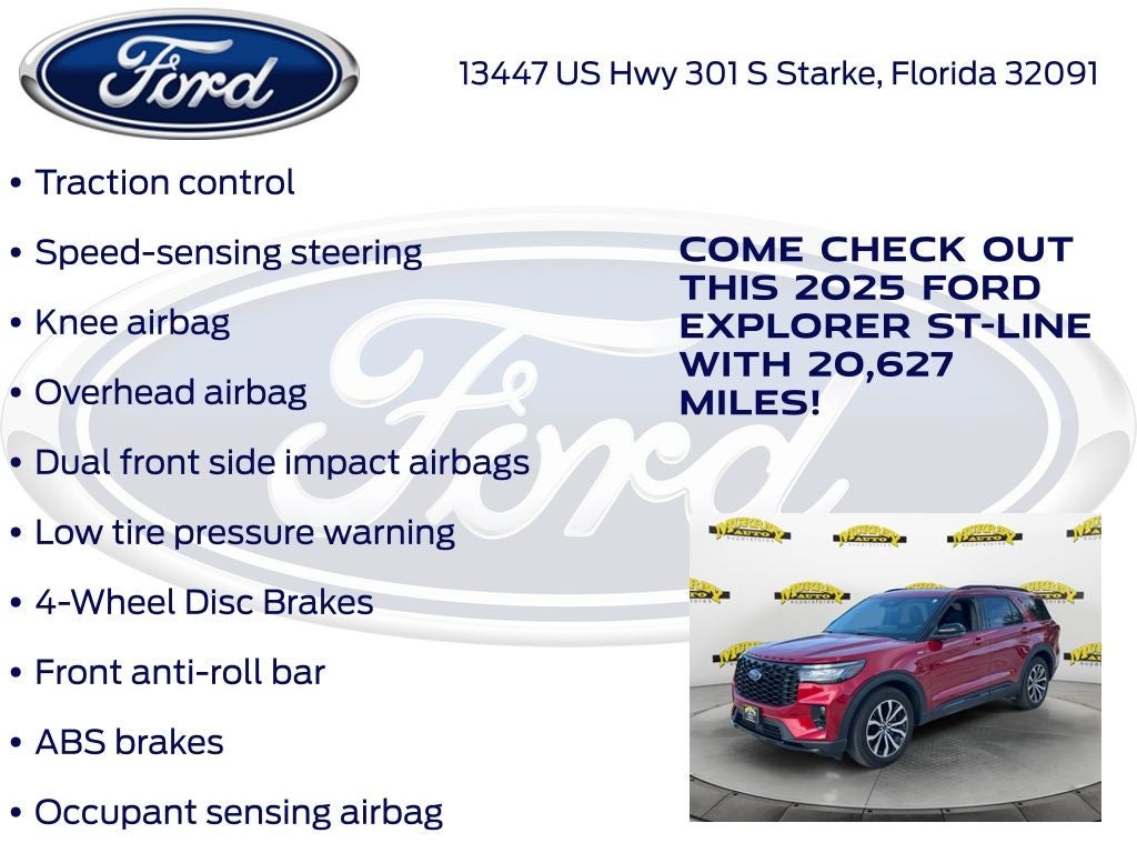 2025 Ford Explorer ST-Line