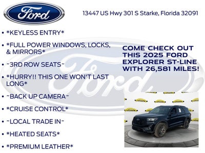 2025 Ford Explorer ST-Line