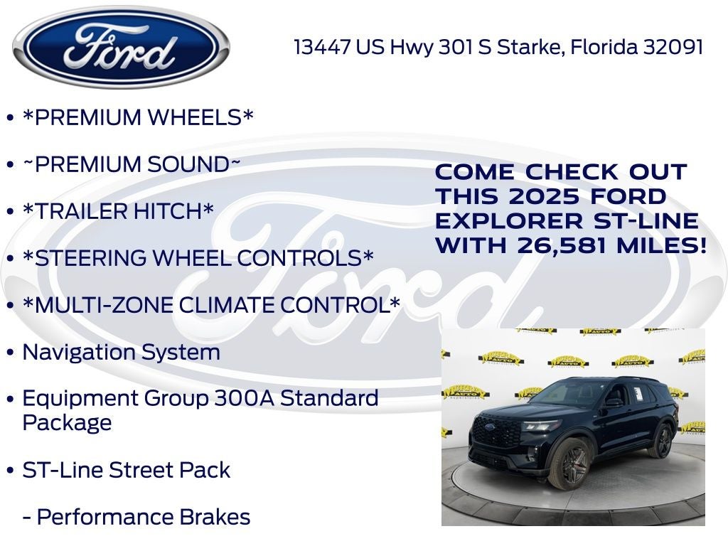 2025 Ford Explorer ST-Line