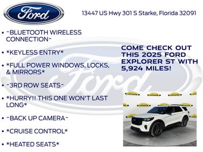 2025 Ford Explorer ST