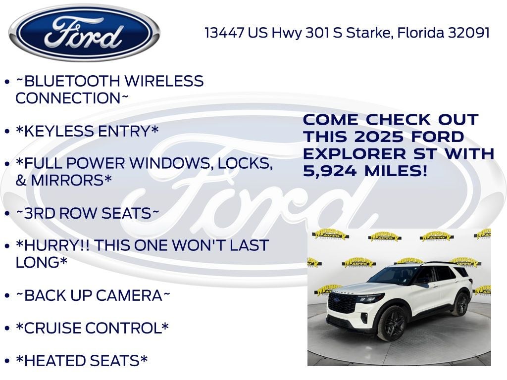 2025 Ford Explorer ST