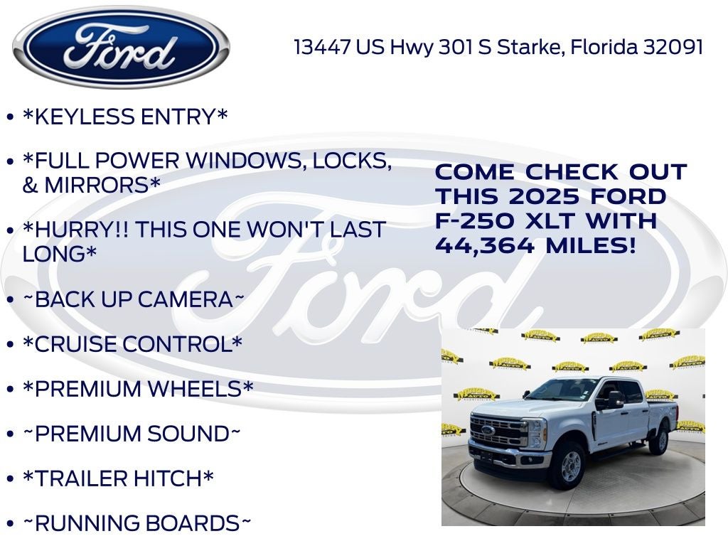 2025 Ford F-250SD XLT