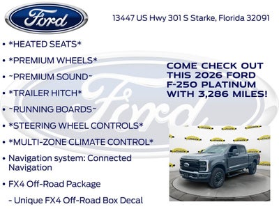 2026 Ford F-250SD Platinum