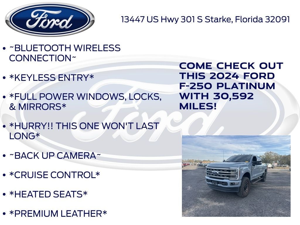 2024 Ford F-250SD Platinum