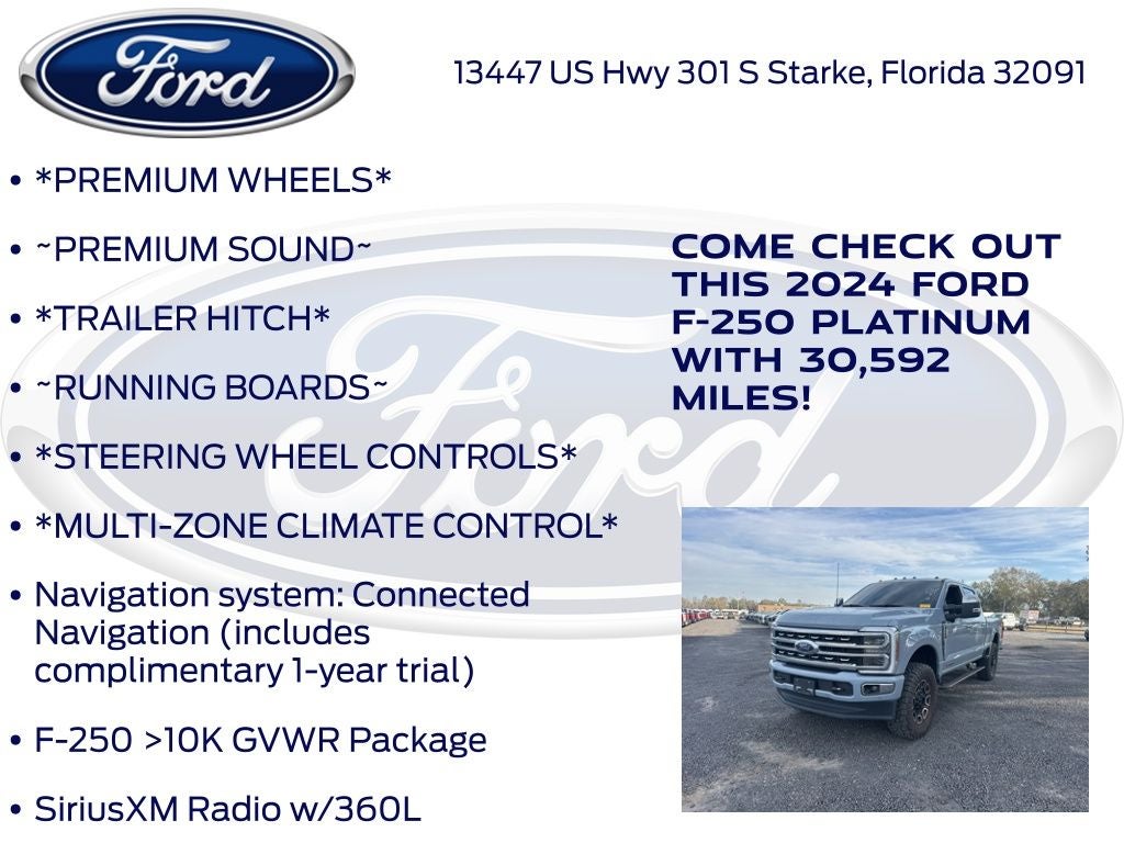 2024 Ford F-250SD Platinum