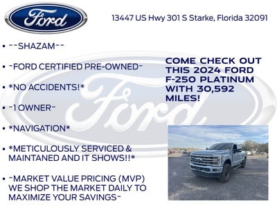 2024 Ford F-250SD Platinum