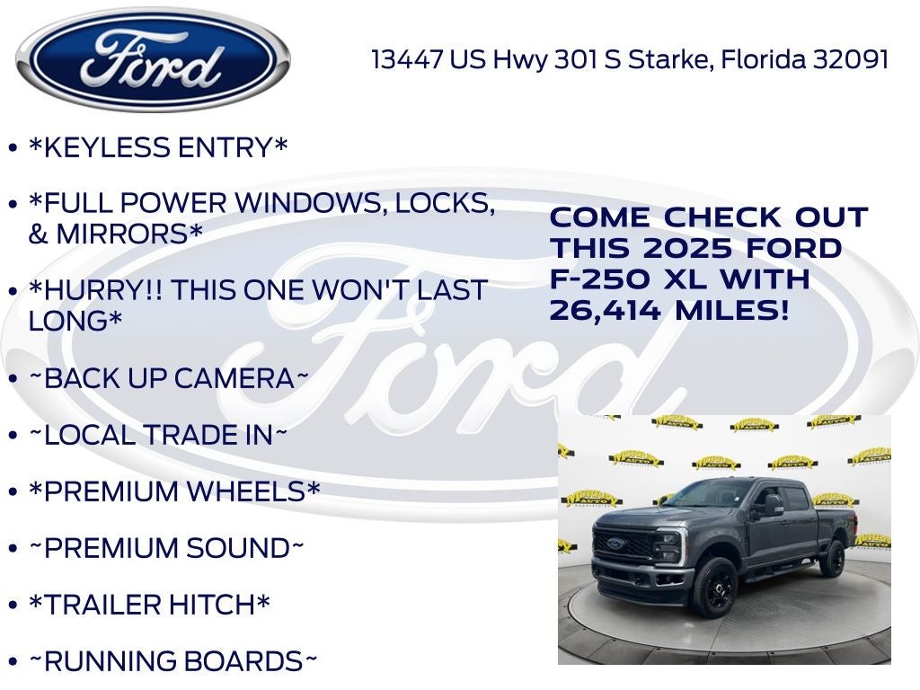 2025 Ford F-250SD XL