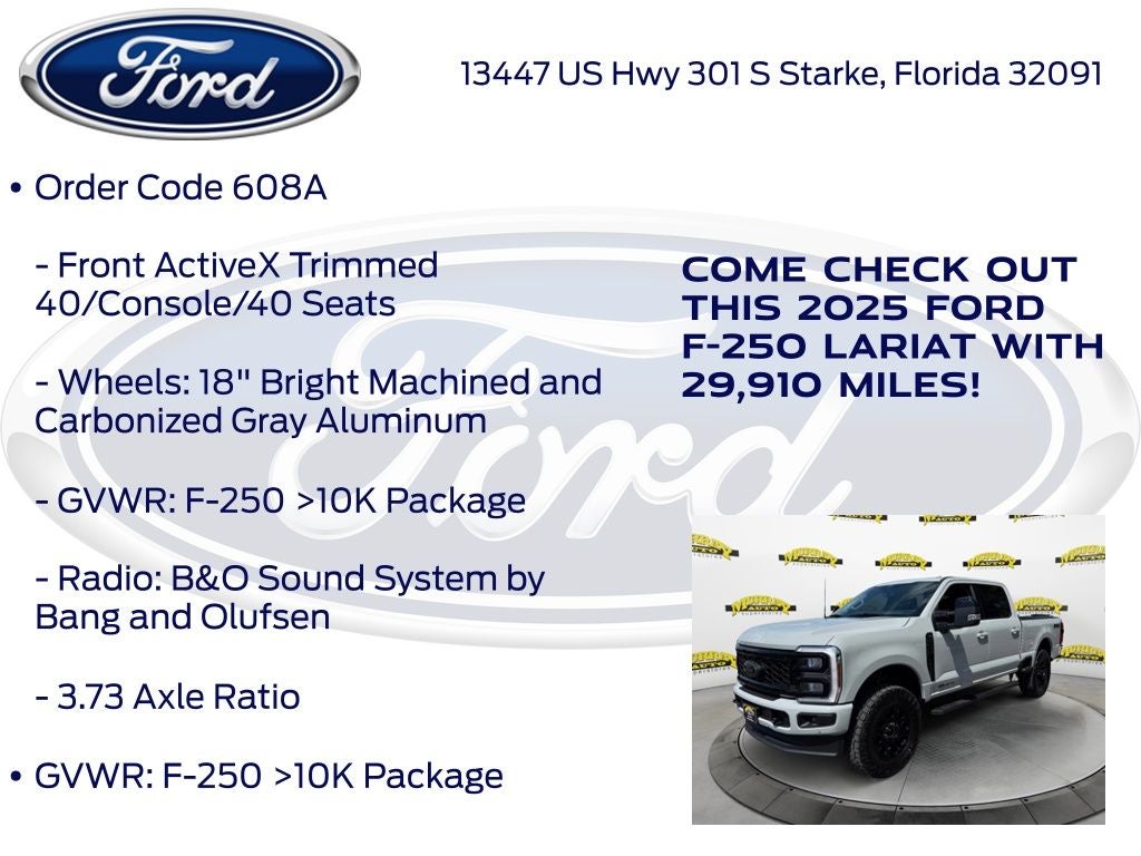 2025 Ford F-250SD Lariat