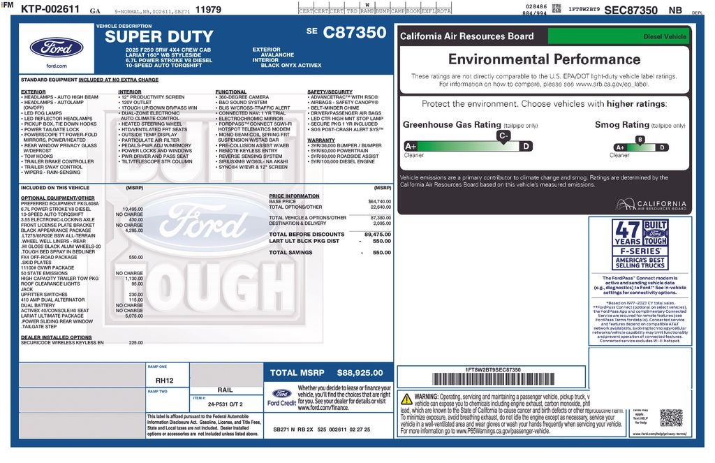 2025 Ford F-250SD Lariat