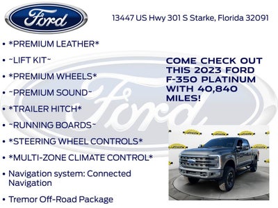 2023 Ford F-350SD Platinum