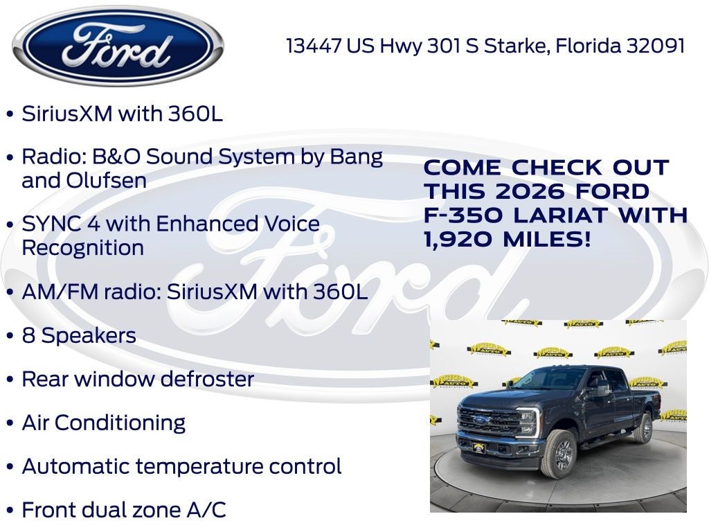 2026 Ford F-350SD Lariat