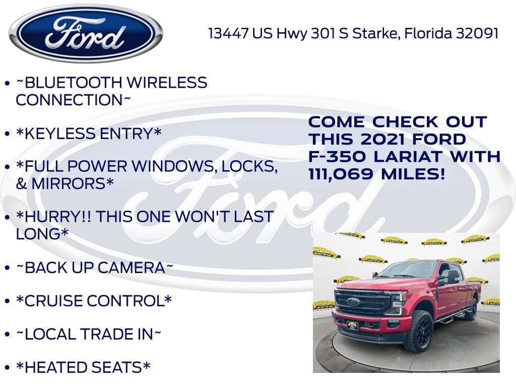 2021 Ford F-350SD Lariat