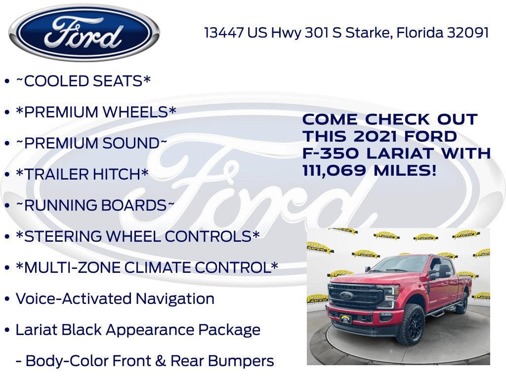 2021 Ford F-350SD Lariat