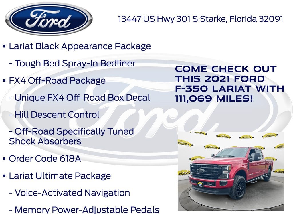 2021 Ford F-350SD Lariat