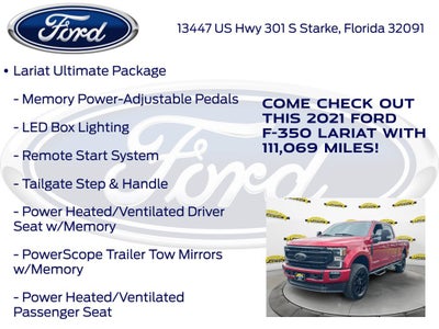 2021 Ford F-350SD Lariat
