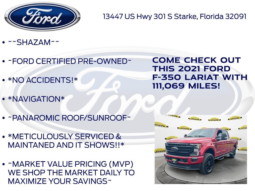 2021 Ford F-350SD Lariat