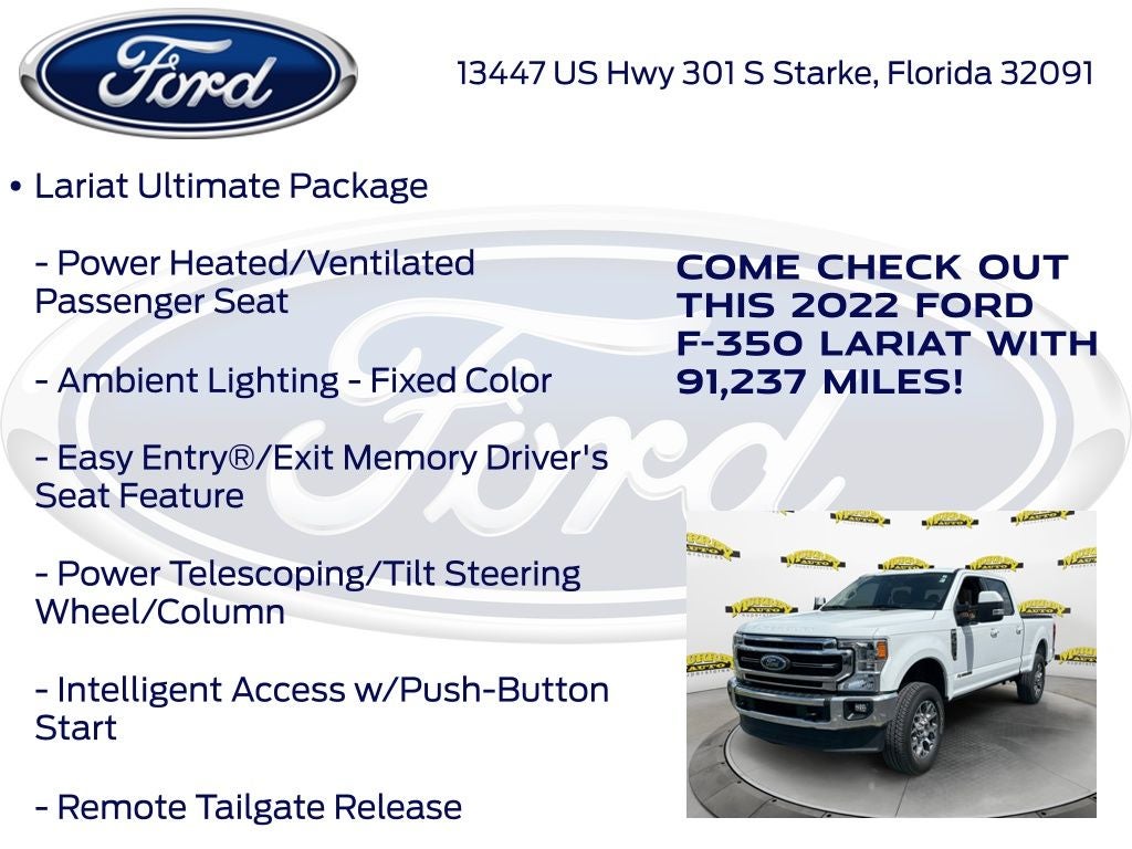 2022 Ford F-350SD Lariat