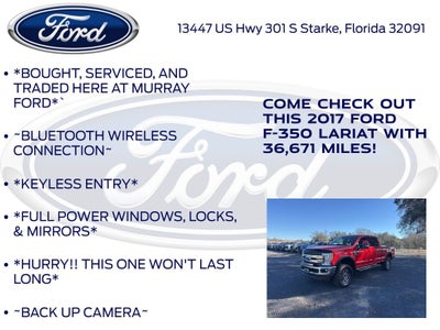 2017 Ford F-350SD Lariat