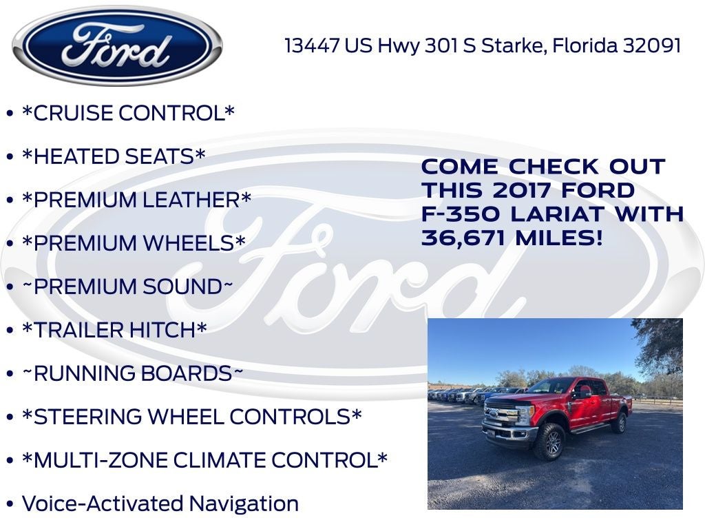 2017 Ford F-350SD Lariat