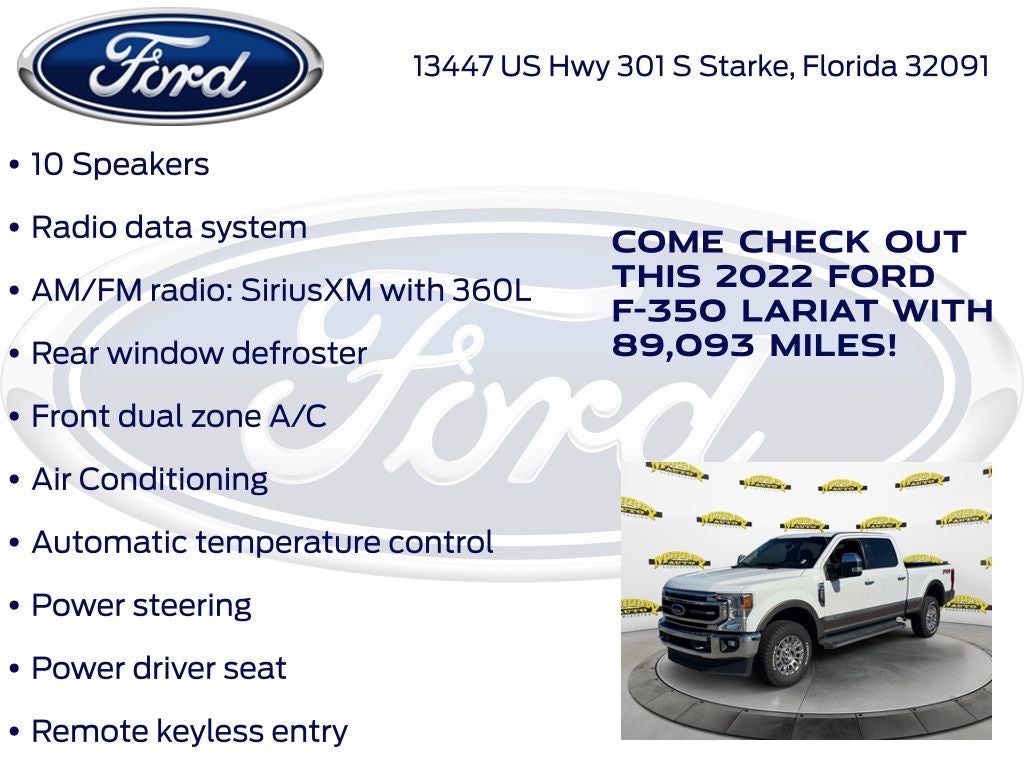 2022 Ford F-350SD Lariat