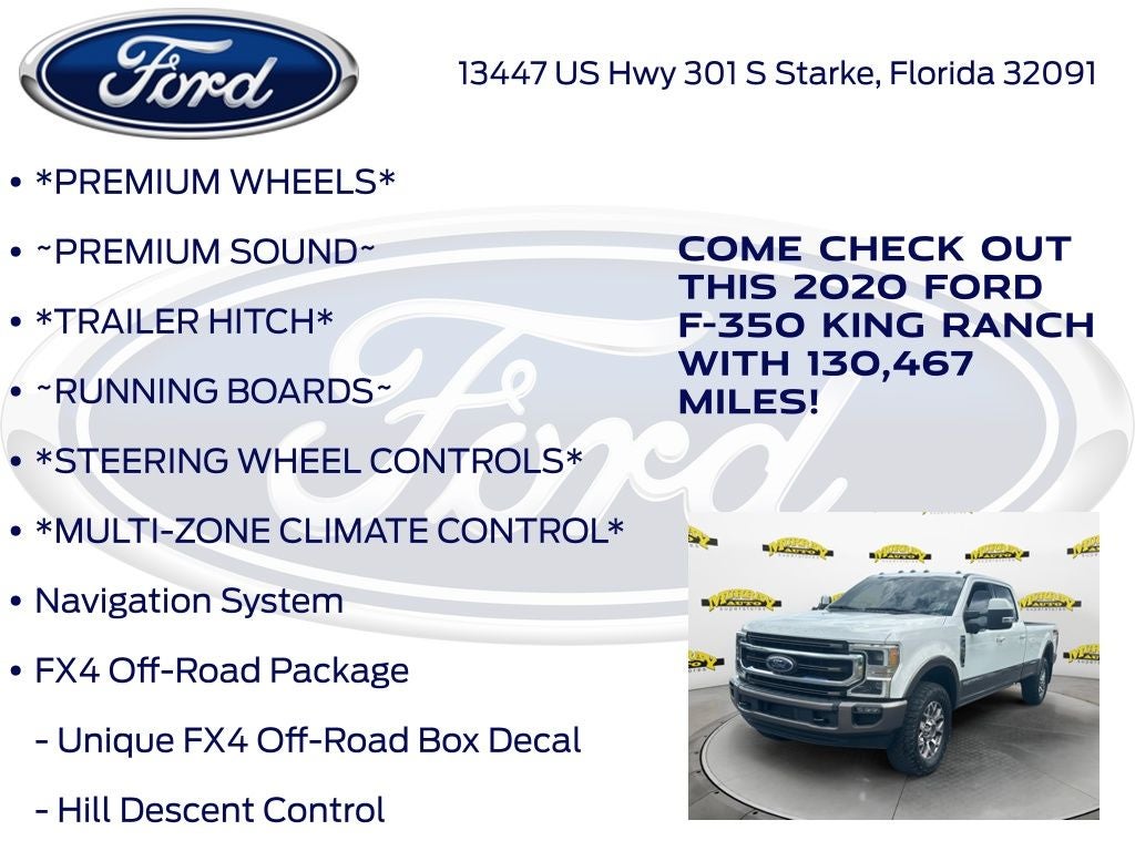 2020 Ford F-350SD King Ranch