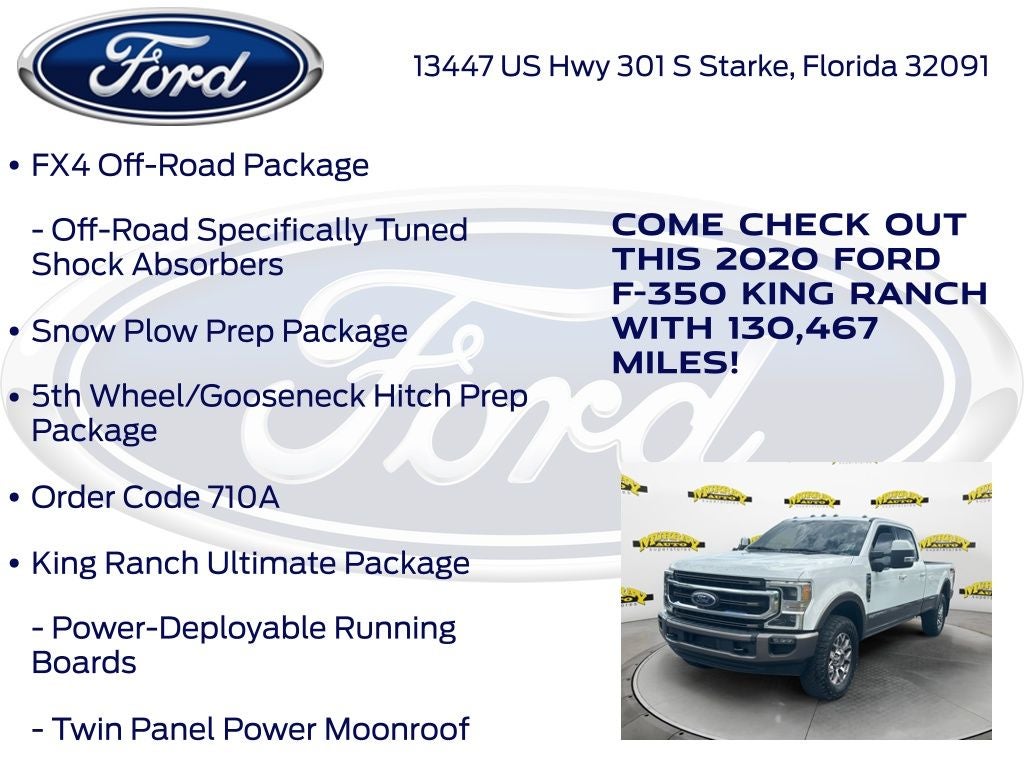 2020 Ford F-350SD King Ranch