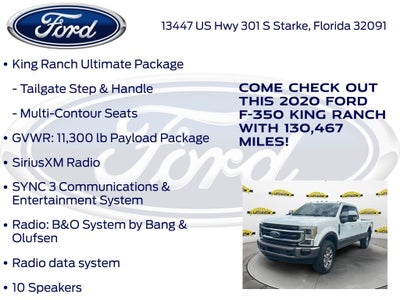 2020 Ford F-350SD King Ranch