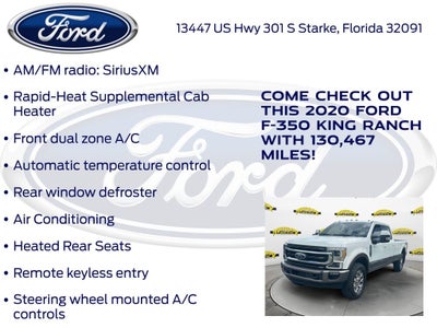 2020 Ford F-350SD King Ranch