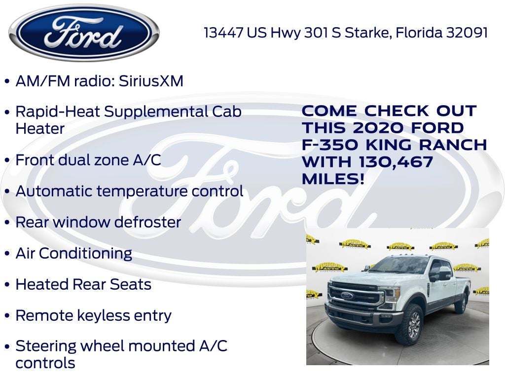 2020 Ford F-350SD King Ranch
