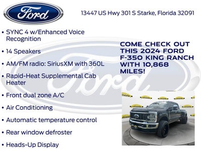 2024 Ford F-350SD King Ranch DRW
