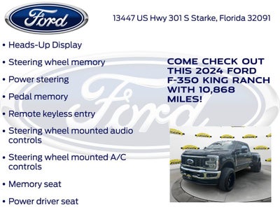 2024 Ford F-350SD King Ranch DRW