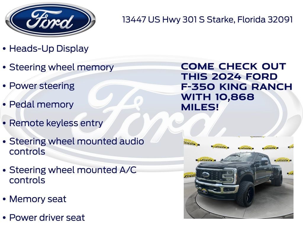 2024 Ford F-350SD King Ranch DRW