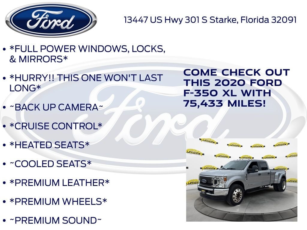 2020 Ford F-350SD XL DRW