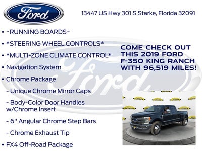 2019 Ford F-350SD King Ranch DRW