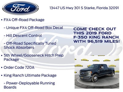 2019 Ford F-350SD King Ranch DRW