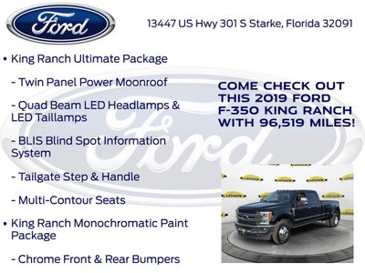 2019 Ford F-350SD King Ranch DRW
