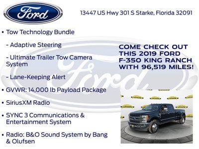 2019 Ford F-350SD King Ranch DRW