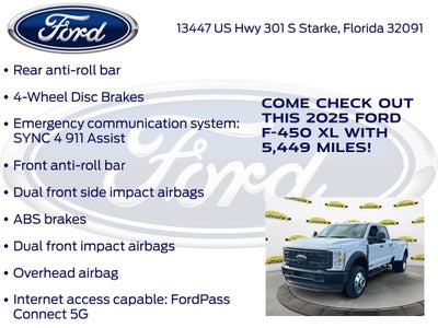 2025 Ford F-450SD XL DRW