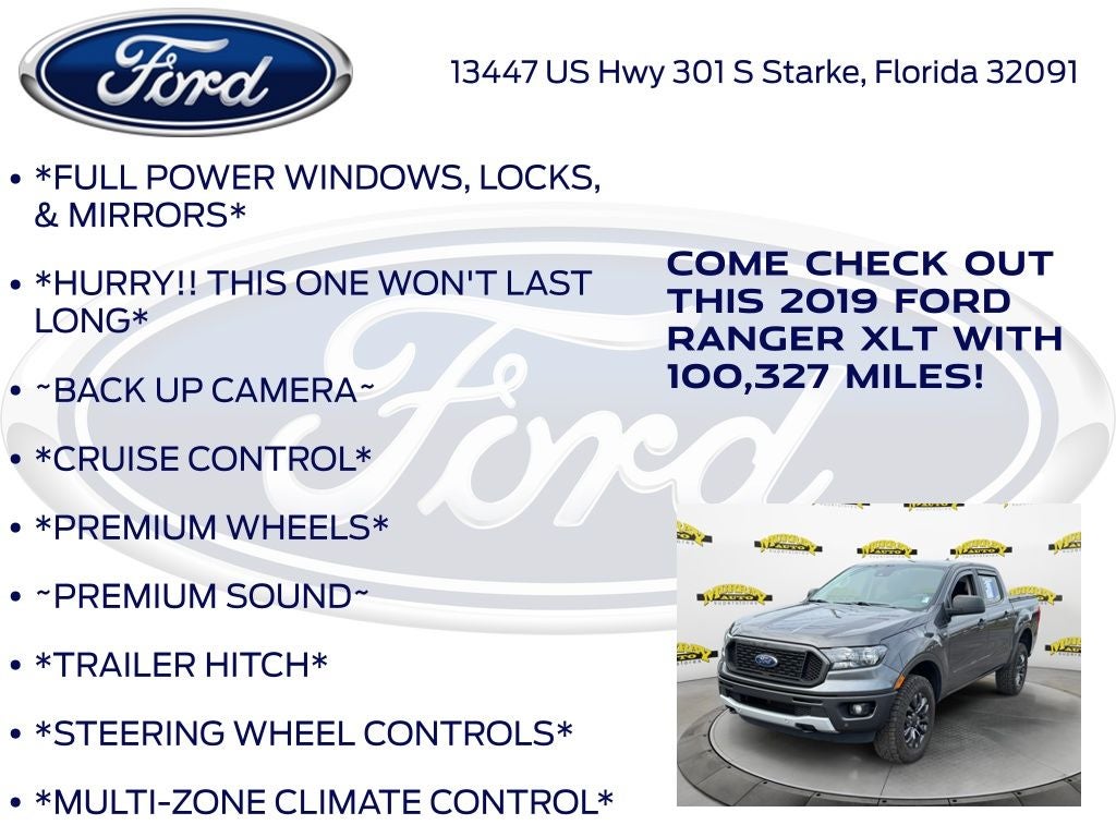 2019 Ford Ranger XLT