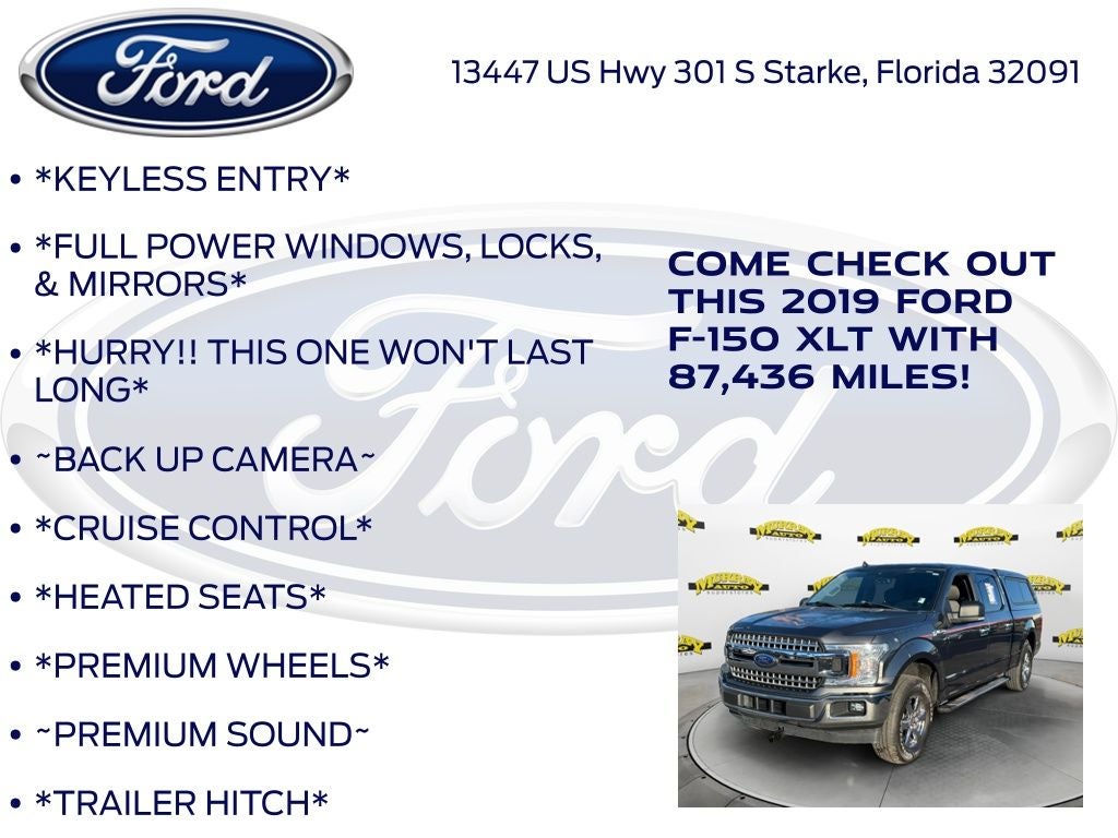 2019 Ford F-150 XLT 302a Max Trailer Tow