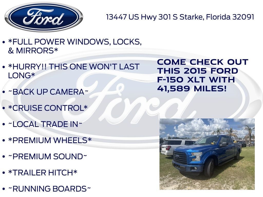 2015 Ford F-150 XLT