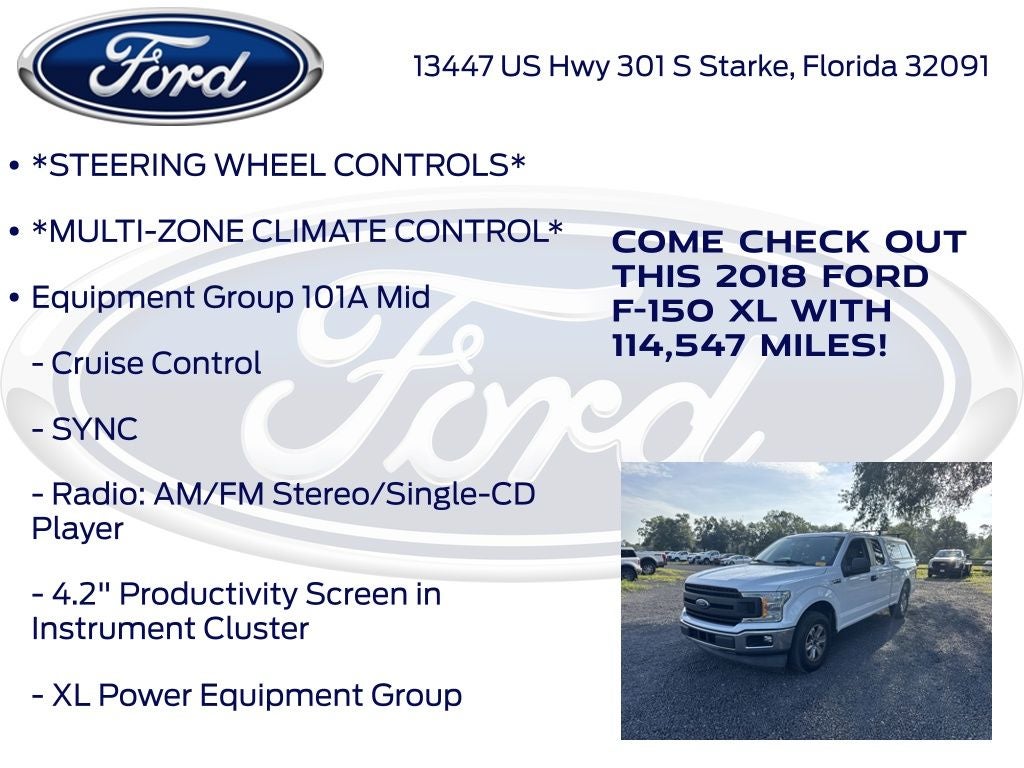 2018 Ford F-150 XL