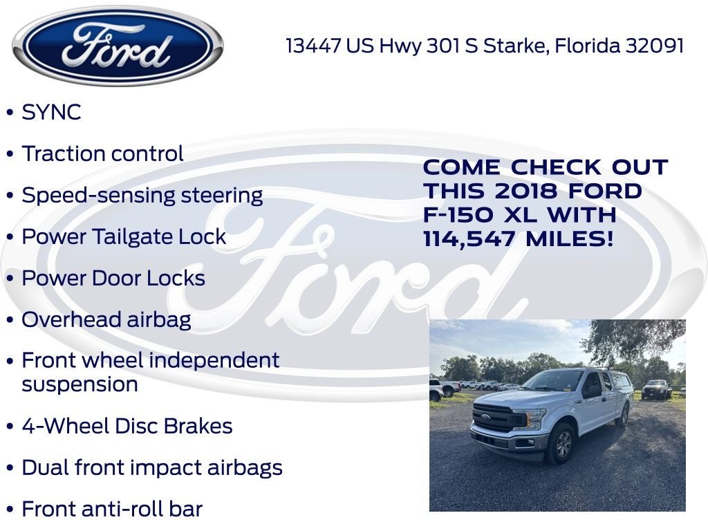 2018 Ford F-150 XL