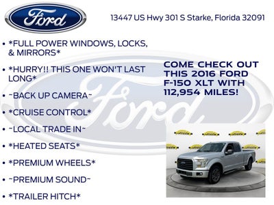 2016 Ford F-150 XLT