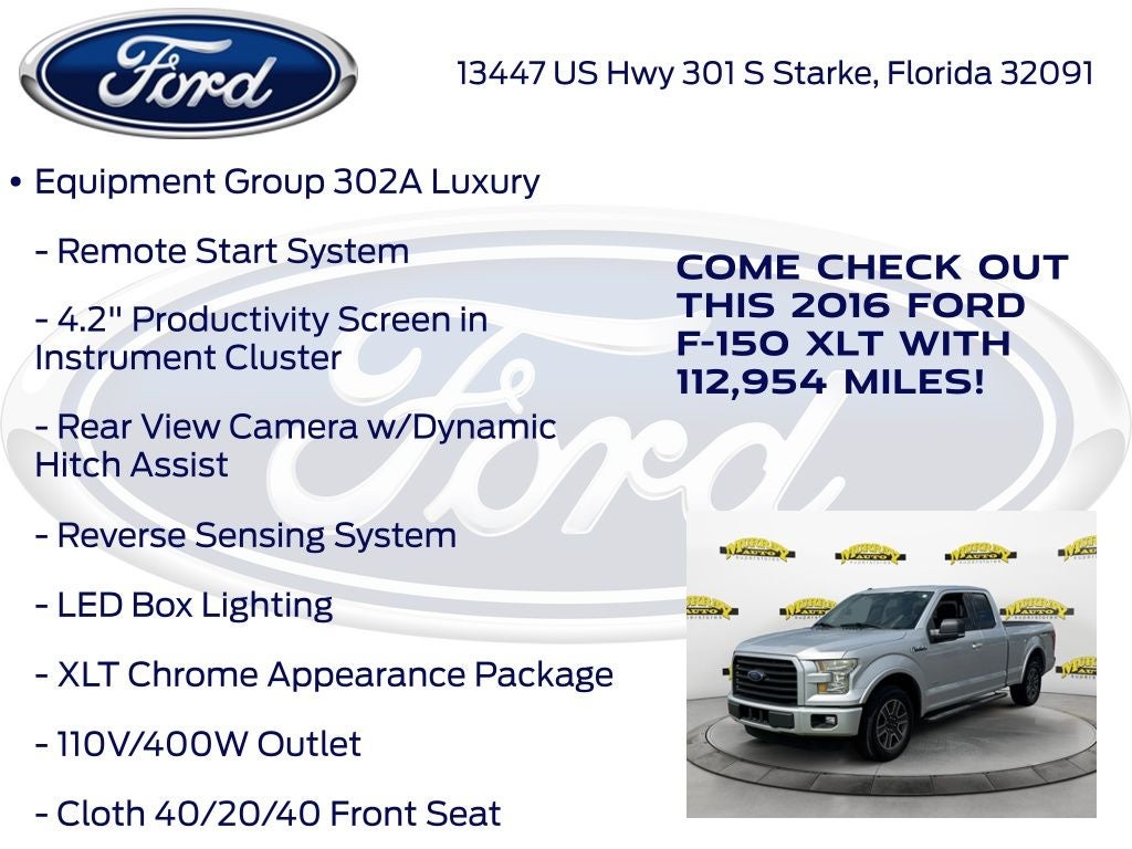 2016 Ford F-150 XLT