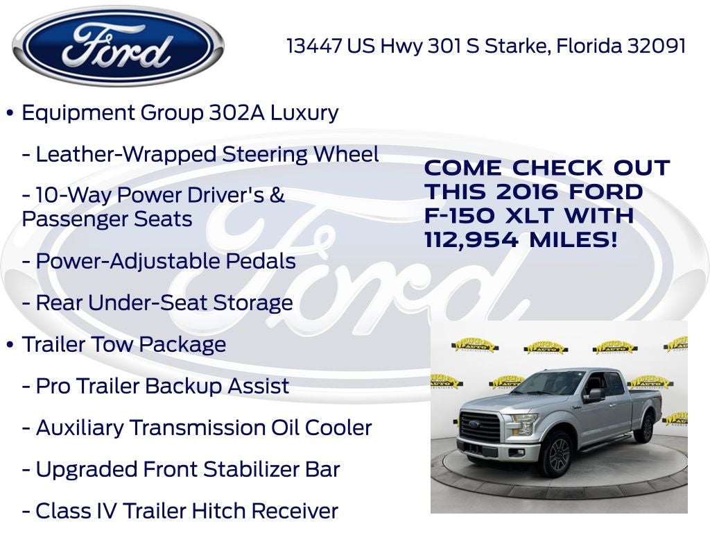 2016 Ford F-150 XLT