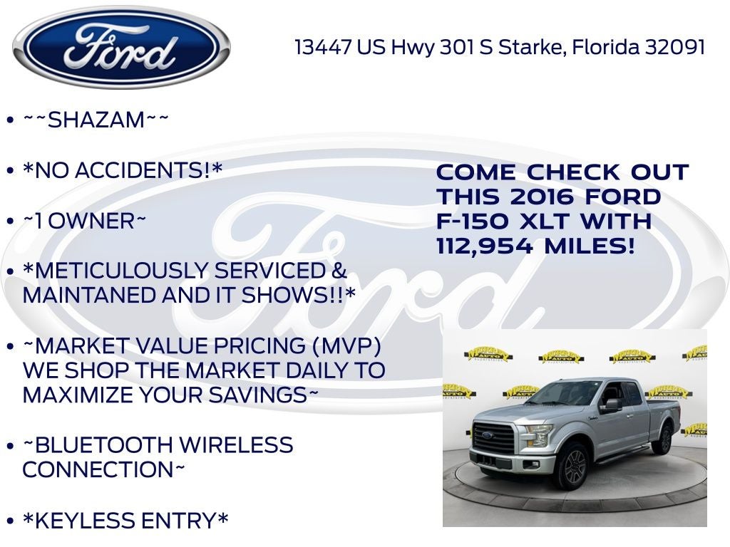 2016 Ford F-150 XLT