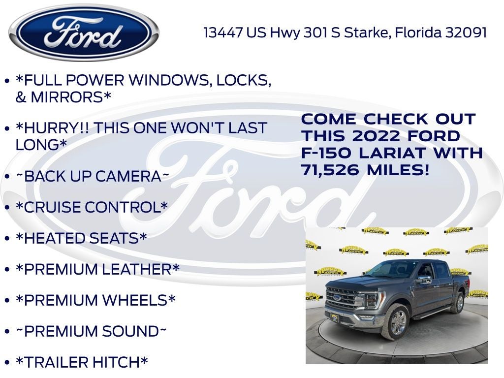 2022 Ford F-150 Lariat