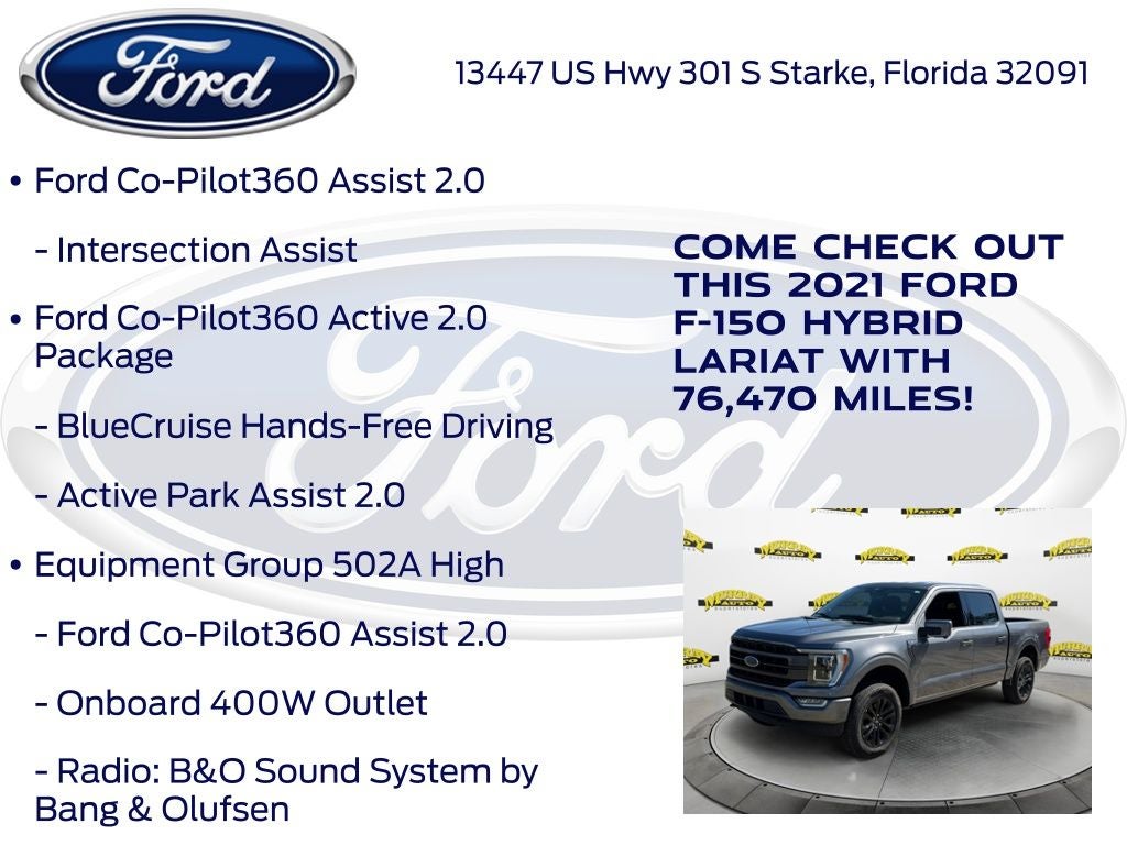 2021 Ford F-150 Lariat